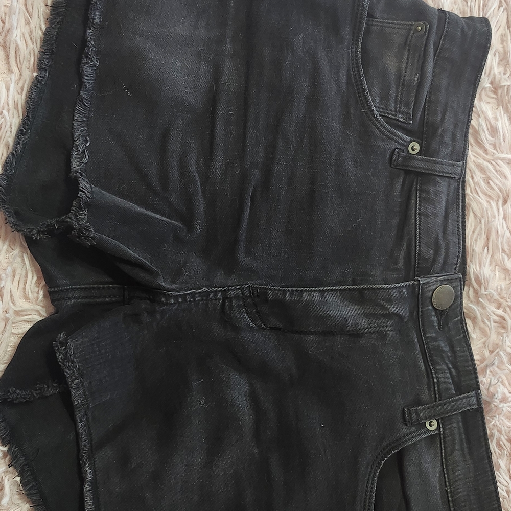See By Chloe Black Denim Women's Shorts